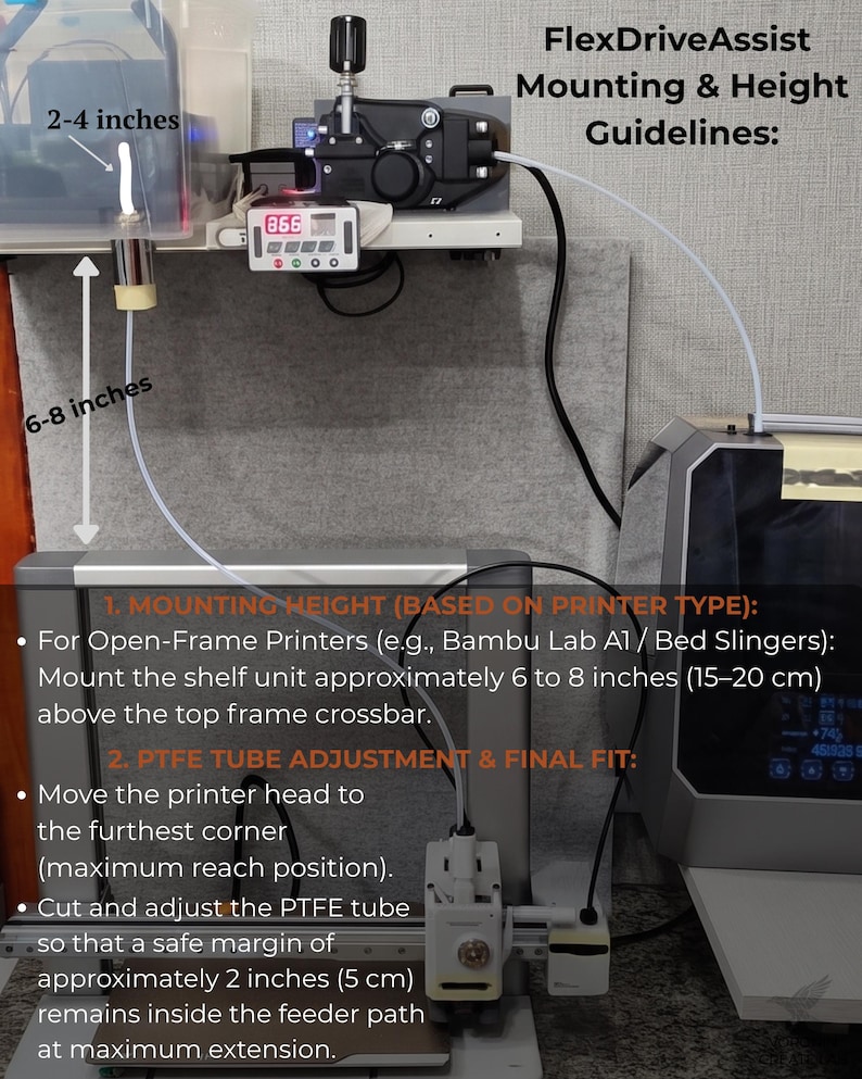 Flexdrive Assist: Automated TPU Filament Feeder & Soft Material Feeding ...