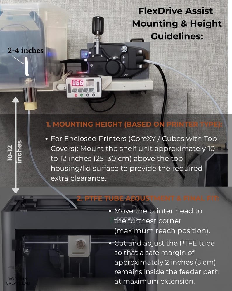 Flexdrive Assist: Automated TPU Filament Feeder & Soft Material Feeding ...