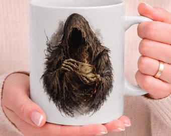 Taza de cerámica inspirada en Suriel de ACOTAR, taza de café de fantasía BookTok, regalo para lectores