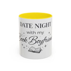 Taza para una cita romántica con mi novio lector, taza de café para lectores de novelas románticas, regalo para amantes de los libros, taza Booktok, taza para lectores de contenido erótico, regalo para chicas lectoras imagen 8
