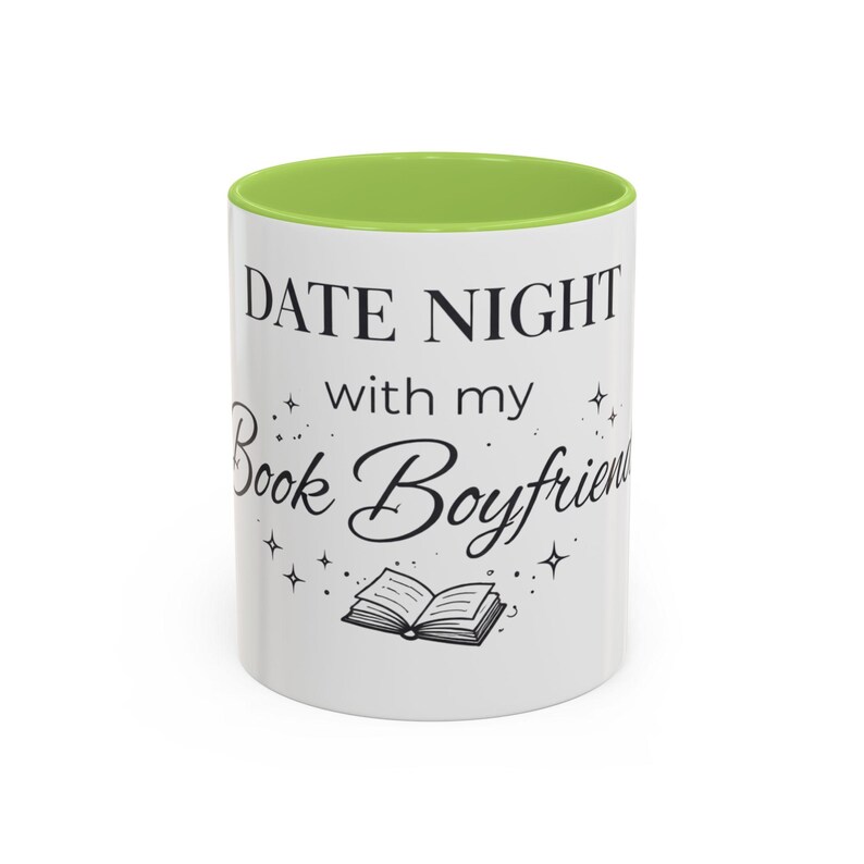 Taza para una cita romántica con mi novio lector, taza de café para lectores de novelas románticas, regalo para amantes de los libros, taza Booktok, taza para lectores de contenido erótico, regalo para chicas lectoras imagen 9