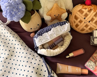 Mini neceser de maquillaje / Estuche con cremallera / Bolsa de cosméticos