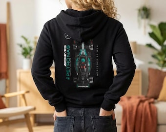 Mercedes AMG Petronas Formula One Hoodie | F1 Race Car Graphic