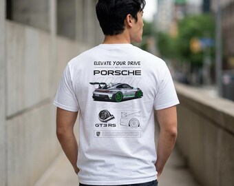 Porsche 911 GT3 RS Graphic Tee | Porsche Racing Car Design