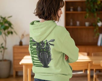 Kawasaki Hypersport Motorcycle Hoodie | Sportbike Front Graphic