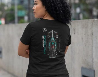 Mercedes Petronas F1 Car Tee | Racing Team Logo T-Shirt