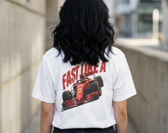 Fast Like A Racecar Tee | Formula Racing Car Graphic