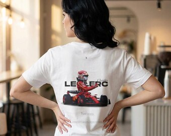 Charles Leclerc Racing Car Tee | Formula 1 Driver Graphic T-Shirt