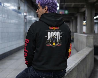 Red Bull Racing RB20 F1 Car Hoodie | Motorsport Sleeve Graphic