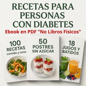 Recetas para personas con diabetes