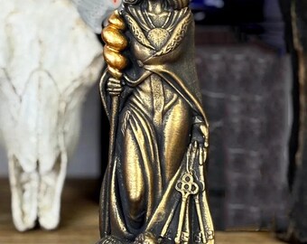 Frigg Statue – Norse Goddess Figurine – Handmade Viking Decor – Pagan Sculpture for Love, Marriage & Harmony