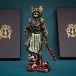 Tezcatlipoca, Tezcatlipoka staty, aztekisk gud, aztekiskt altare