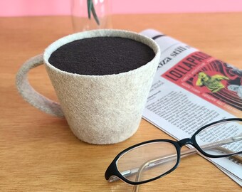 Felt Coffee Mug, Pretend Coffee Mug, Pretend Play
