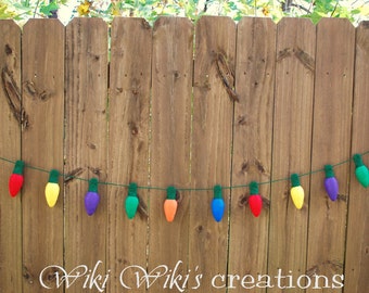 Christmas Light Garland- 6 feet, christmas lights, christmas decor, christmas