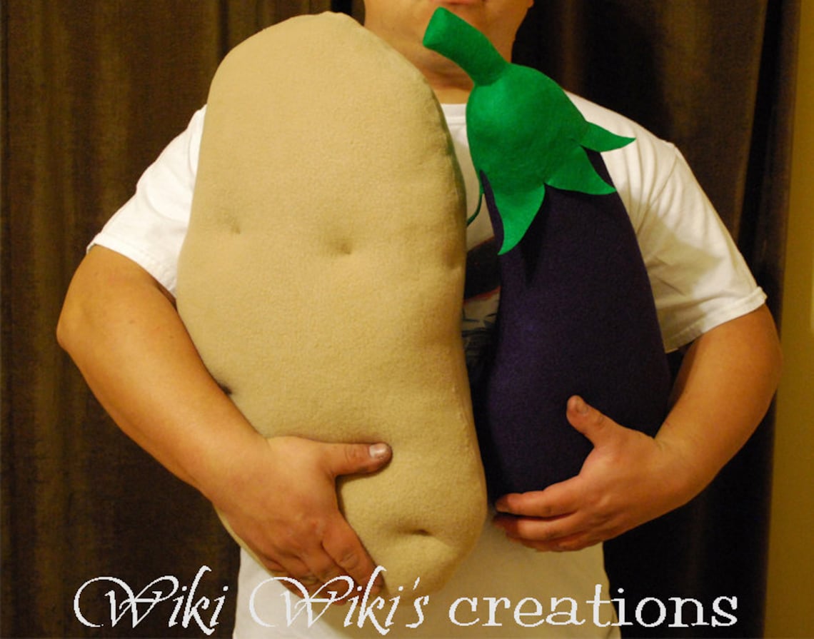 Large Plush Potato Pillow Potato vegetable pillow food Etsy