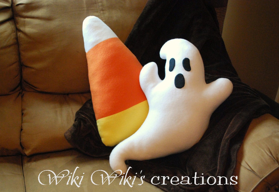Large Plush Ghost PillowHalloween pillow pillow Halloween Etsy