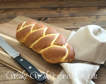 Felt Food Challah Bread, Felt Bread, Felt Food, Fake Food, Food Prop, Food Decor