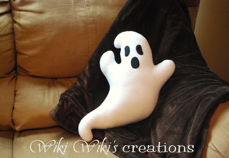 Large Plush Ghost Pillowhalloween Pillow Pillow Halloween Etsy