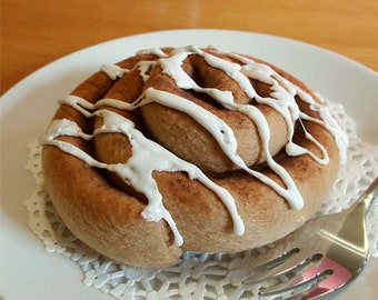 Felt Cinnamon Roll, Pretend Play Food, Fake Bakery Bun