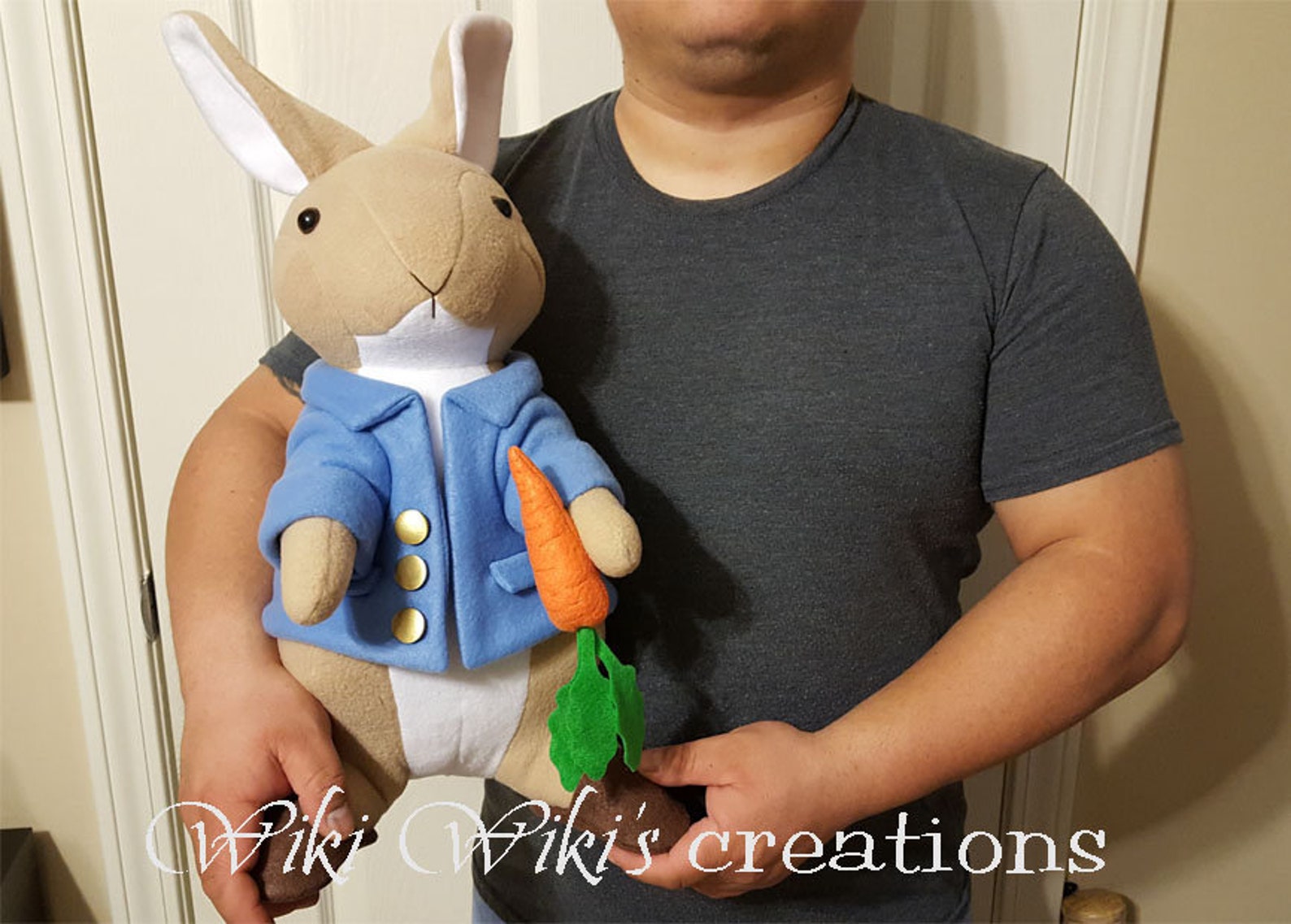Large Plush Peter Rabbit Plush Rabbit Plush Bunny Easter | Etsy