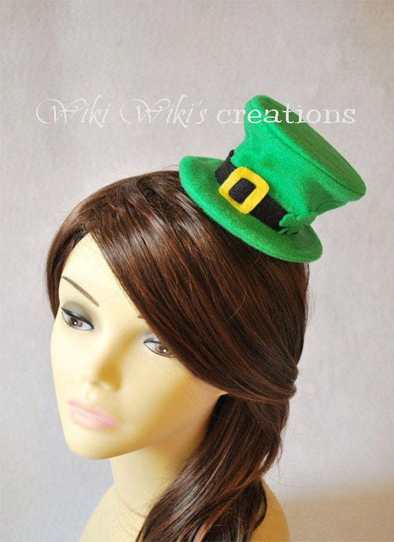 Paddys Day Mini Bowler Hat Felt Paddys Day Mini Bowler Hat Felt