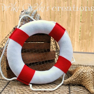 Plush Life Preserver, nautical, life saver, boat decor