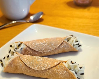 Felt Food Cannoli (2-Pack) – Pretend Play Bakery