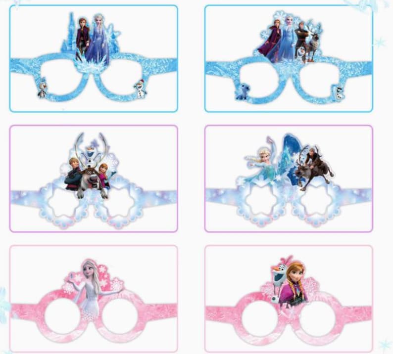 Frozen Elsa Anna Birthday Party Supplies Set, Ice Snow Tableware Cups Banner image 16