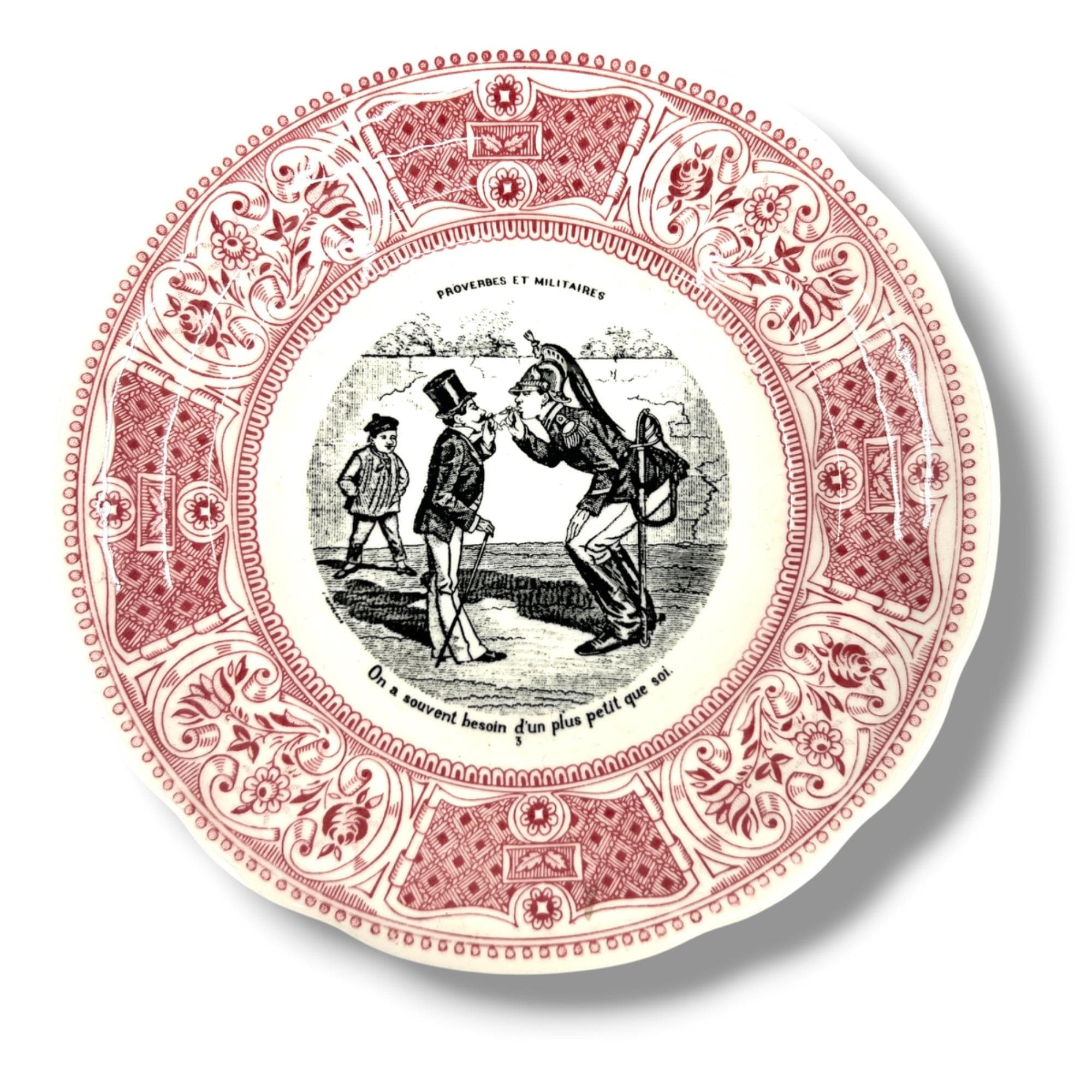 Antique Gien Plates - Etsy
