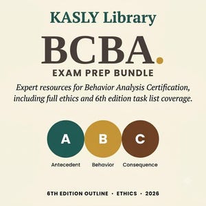 BCBA Study Guide 2026 Complete Prep Bundle, 6th Edition Behavior Analyst Practice Exam, Flashcards & Review Manual PDF