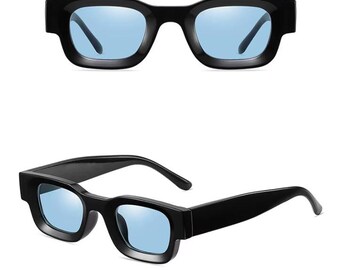Luxe vierkante klassieke unisex-zonnebril