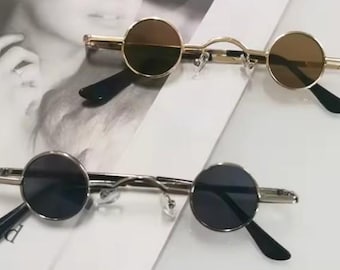 Retro vintage uniseks montuur met kleine glazen
