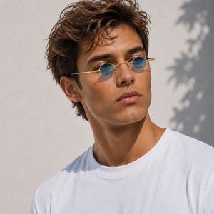 Retro Vintage Small Lens Unisex Frames