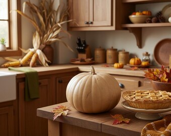 Pie Pumpkin Seeds and Coffee Bundle, Fall Baking Season Kit, 8oz Roasted