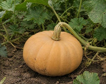 Autumn Buckskin Pumpkin Seeds, Tan F1 Processing, Vine Borer Resistant (10 or 20 Seeds)