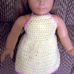 Kleidermuster - American Girl - Häkelkleid PDF - Digital Sofort Download