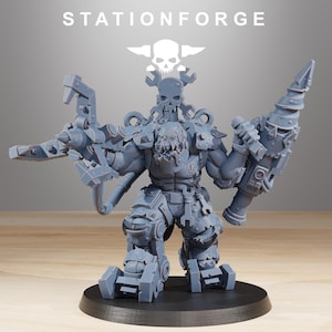 Orkaz Exo Boss - 32mm scale Greenskin Proxy - Station Forge