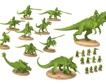 Exotische Elfen – Armeepaket der Krieger der Wüste und des Dschungels, Verlorene Elfen auf dem Jurassic-Planeten