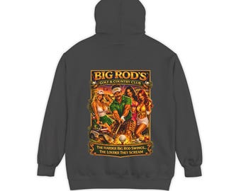 BIG ROD´S Golf & Country Club | HOT Foursome / Swinging Hard and Loud - Kapuzenpullover (dunkle Farben)