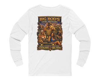 BIG ROD'S Safari Abenteuer | HOT Cougars & machen sie schnurren - Langarm (helle Farben)