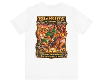 BIG ROD´S Golf & Country Club | HOT Foursome / Swinging Hard and Loud - T-Shirt (Helle Farben)