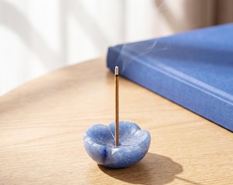 Porte-encens décoratif en cristal, support pour bâtonnets d'encens de 0,11 pouce, accessoire minimaliste pour autel de méditation