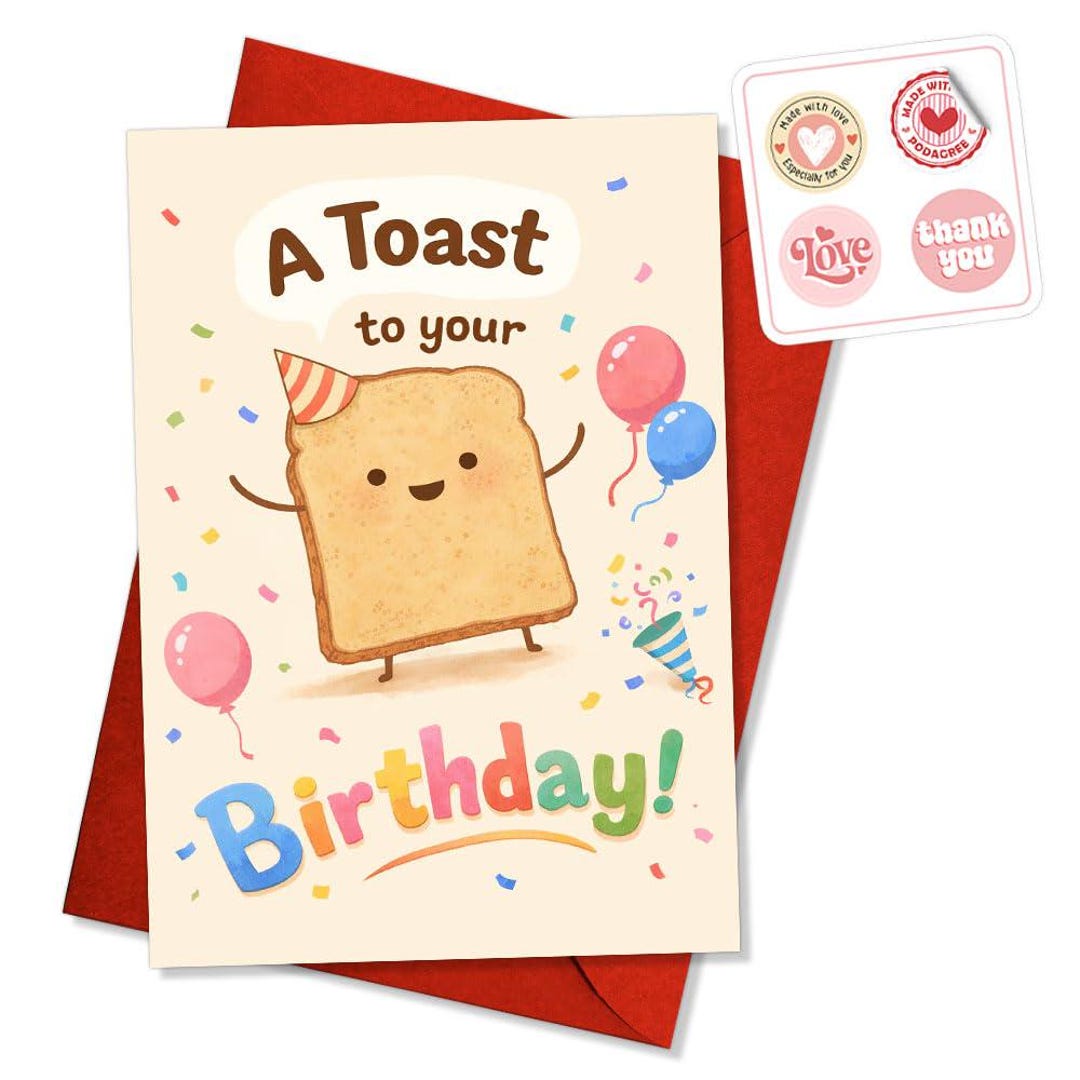 Podagree A Little Birthday Toast to You Funny Happy Birthday Gifts for ...
