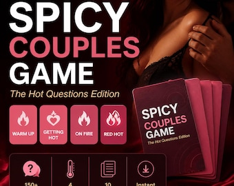 Dirty Couples Questions Game | Spicy Date Night Cards (PDF)