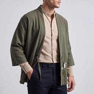 Męski kostium żurawia z odsłoniętym przodem – strój na festiwal cosplay – strój na co dzień