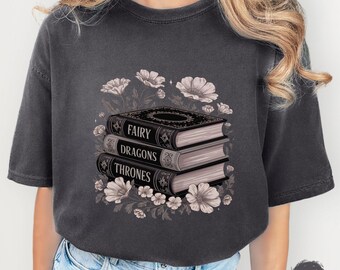 Subtle Anti Trump T-shirt, Resist Flowers and Books Protest Shirt, Anti MAGA Sweatshirt, Democrat Feminist Tee, FDT Protest Hoodie Book Gift