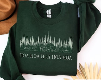 Hoa Hoa Hoa Season Sweatshirt Hoodie, Cozy Funny Book Lover Tee, Forks Comfort Colors Shirt, Inspired Tee, Tshirt Gift For Her