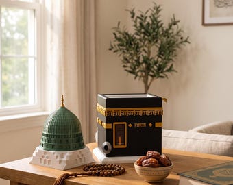 Kaaba & Masjid Al-Nabawi Model Set | Islamic Home Decor | Muslim Gift