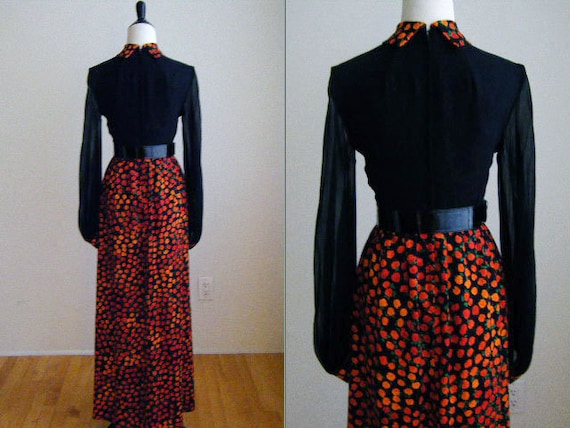 Vintage Futura Couture of NY Evening Maxi Dress - image 2