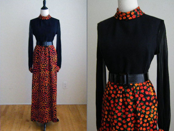 Vintage Futura Couture of NY Evening Maxi Dress - image 1